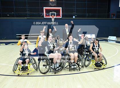 Thumbnail 2 in Tallmadge vs. Austintown-Fitch (Ohio Interscholastic Wheelchair Basketball Championship) photogallery.