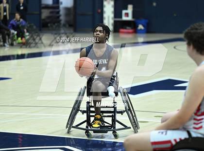 Thumbnail 3 in Tallmadge vs. Austintown-Fitch (Ohio Interscholastic Wheelchair Basketball Championship) photogallery.