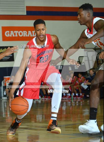 Thumbnail 2 in Crossroads vs. Cathedral Catholic (Tarkanian Classic) photogallery.