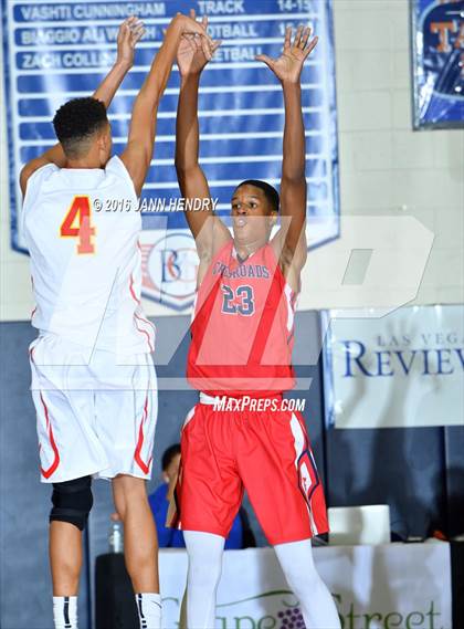 Thumbnail 2 in Crossroads vs. Cathedral Catholic (Tarkanian Classic) photogallery.