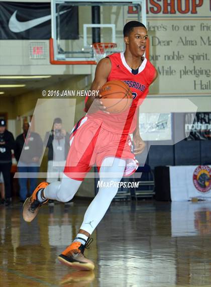 Thumbnail 3 in Crossroads vs. Cathedral Catholic (Tarkanian Classic) photogallery.