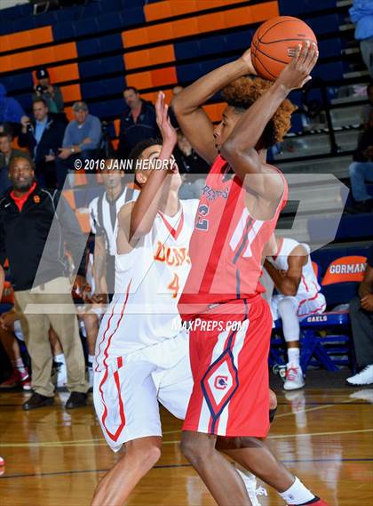 Thumbnail 1 in Crossroads vs. Cathedral Catholic (Tarkanian Classic) photogallery.