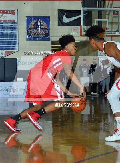 Thumbnail 1 in Crossroads vs. Cathedral Catholic (Tarkanian Classic) photogallery.