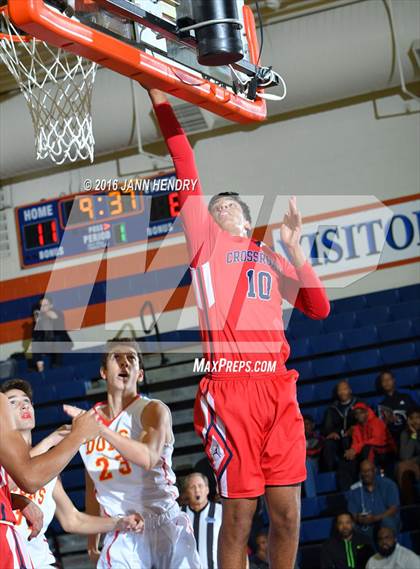 Thumbnail 3 in Crossroads vs. Cathedral Catholic (Tarkanian Classic) photogallery.