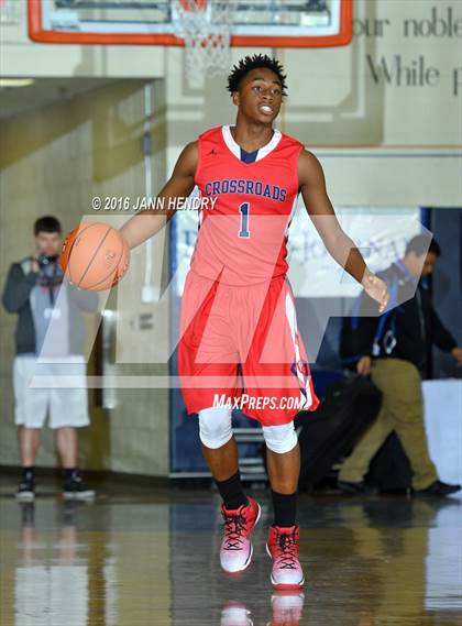 Thumbnail 2 in Crossroads vs. Cathedral Catholic (Tarkanian Classic) photogallery.
