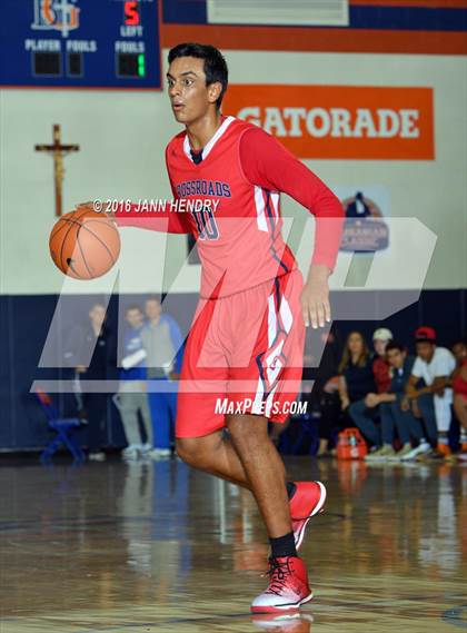 Thumbnail 3 in Crossroads vs. Cathedral Catholic (Tarkanian Classic) photogallery.