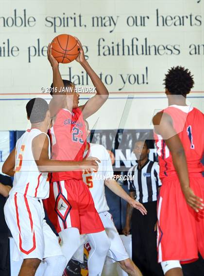 Thumbnail 2 in Crossroads vs. Cathedral Catholic (Tarkanian Classic) photogallery.