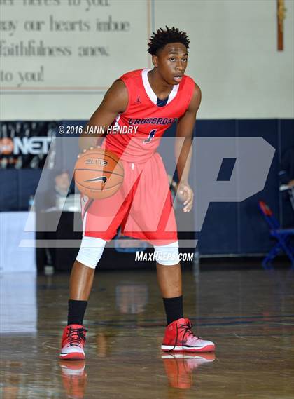 Thumbnail 1 in Crossroads vs. Cathedral Catholic (Tarkanian Classic) photogallery.