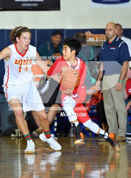 Thumbnail 2 in Crossroads vs. Cathedral Catholic (Tarkanian Classic) photogallery.