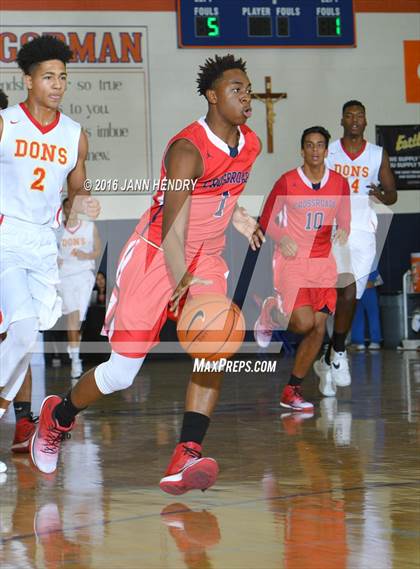 Thumbnail 2 in Crossroads vs. Cathedral Catholic (Tarkanian Classic) photogallery.
