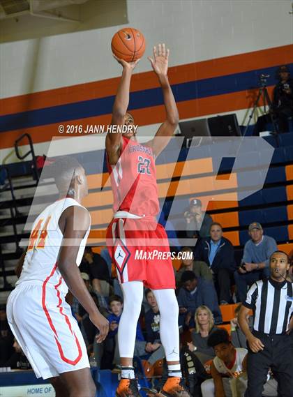 Thumbnail 2 in Crossroads vs. Cathedral Catholic (Tarkanian Classic) photogallery.