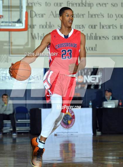 Thumbnail 2 in Crossroads vs. Cathedral Catholic (Tarkanian Classic) photogallery.