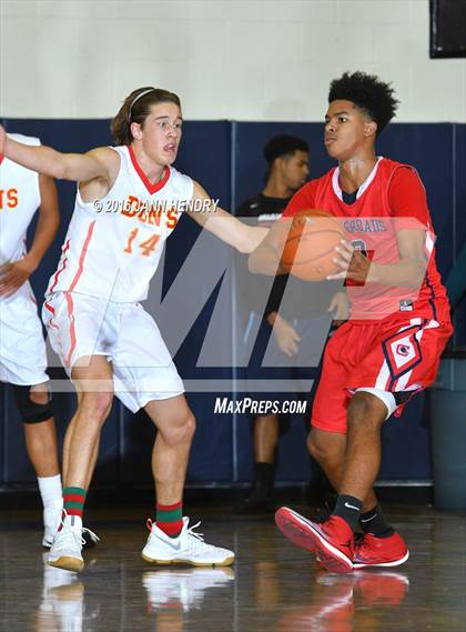 Thumbnail 3 in Crossroads vs. Cathedral Catholic (Tarkanian Classic) photogallery.