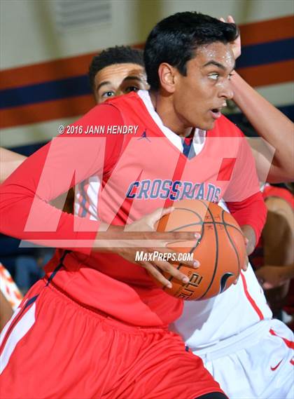 Thumbnail 1 in Crossroads vs. Cathedral Catholic (Tarkanian Classic) photogallery.