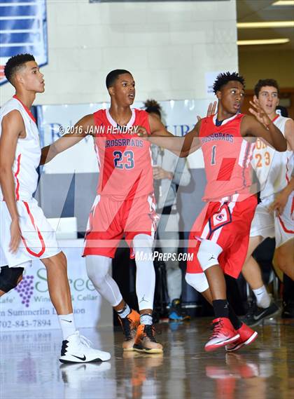 Thumbnail 1 in Crossroads vs. Cathedral Catholic (Tarkanian Classic) photogallery.