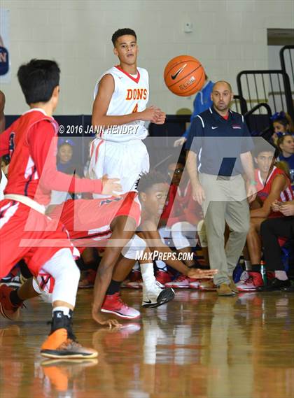 Thumbnail 2 in Crossroads vs. Cathedral Catholic (Tarkanian Classic) photogallery.