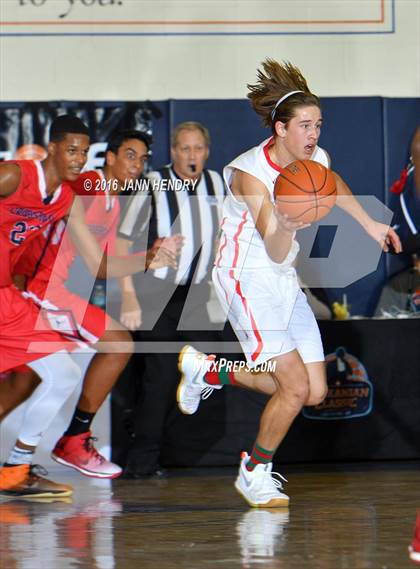 Thumbnail 1 in Crossroads vs. Cathedral Catholic (Tarkanian Classic) photogallery.