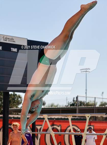 Thumbnail 1 in AIA Division II Diving Finals photogallery.