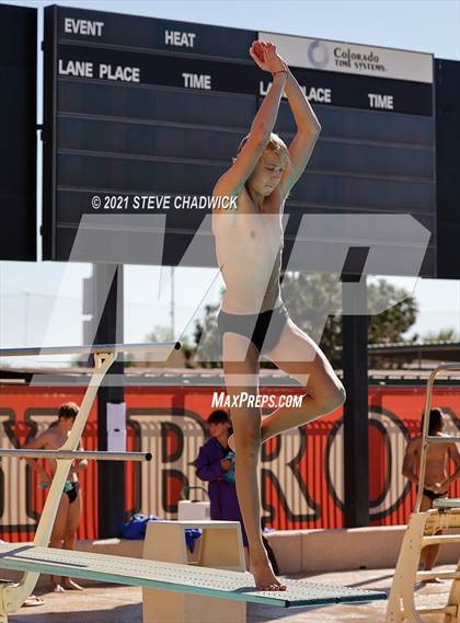 Thumbnail 2 in AIA Division II Diving Finals photogallery.