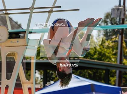 Thumbnail 2 in AIA Division II Diving Finals photogallery.