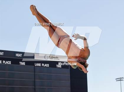 Thumbnail 3 in AIA Division II Diving Finals photogallery.