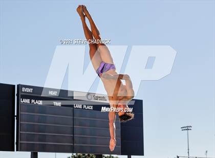 Thumbnail 1 in AIA Division II Diving Finals photogallery.