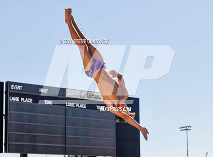 Thumbnail 3 in AIA Division II Diving Finals photogallery.