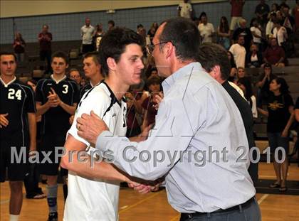 Thumbnail 3 in Esperanza vs. Loyola (CIF SoCal D1 Volleyball Final) photogallery.