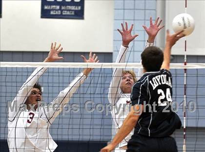 Thumbnail 1 in Esperanza vs. Loyola (CIF SoCal D1 Volleyball Final) photogallery.