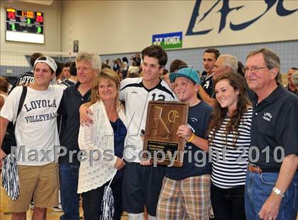Thumbnail 2 in Esperanza vs. Loyola (CIF SoCal D1 Volleyball Final) photogallery.