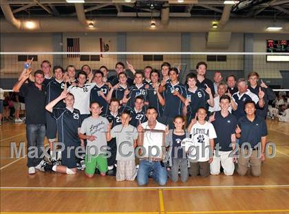 Thumbnail 3 in Esperanza vs. Loyola (CIF SoCal D1 Volleyball Final) photogallery.