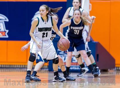 Thumbnail 3 in O'Connor vs. Southwest (UIL 5A Bi-District Playoff) photogallery.