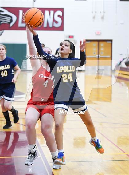 Thumbnail 3 in Scottsdale Christian Academy vs. Apollo (Mountain Ridge Invitational) photogallery.