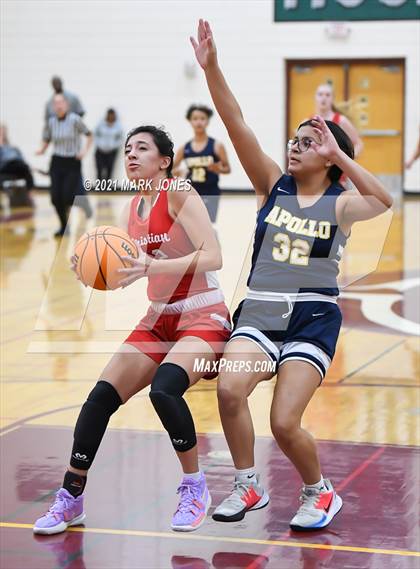 Thumbnail 3 in Scottsdale Christian Academy vs. Apollo (Mountain Ridge Invitational) photogallery.