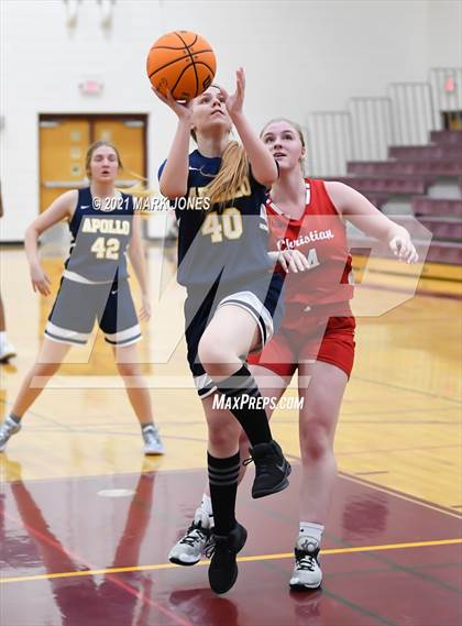 Thumbnail 2 in Scottsdale Christian Academy vs. Apollo (Mountain Ridge Invitational) photogallery.