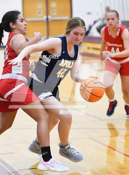 Thumbnail 1 in Scottsdale Christian Academy vs. Apollo (Mountain Ridge Invitational) photogallery.