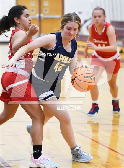 Thumbnail 2 in Scottsdale Christian Academy vs. Apollo (Mountain Ridge Invitational) photogallery.