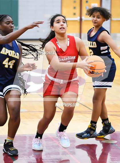 Thumbnail 1 in Scottsdale Christian Academy vs. Apollo (Mountain Ridge Invitational) photogallery.