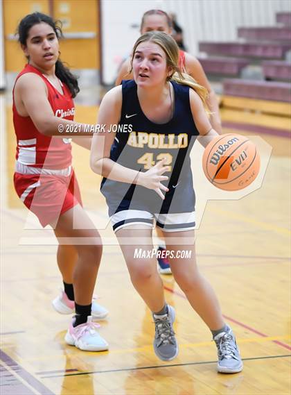 Thumbnail 1 in Scottsdale Christian Academy vs. Apollo (Mountain Ridge Invitational) photogallery.