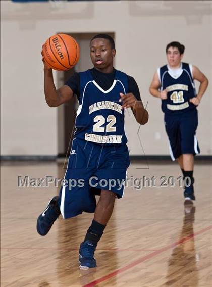 Thumbnail 1 in Nazarene Christian Academy vs Trinity Christian (Lake Country Classic) photogallery.