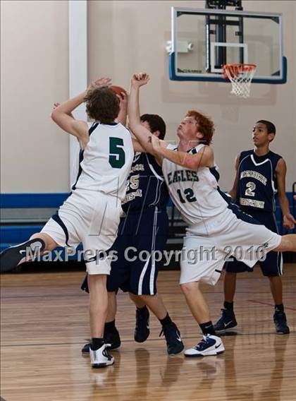 Thumbnail 2 in Nazarene Christian Academy vs Trinity Christian (Lake Country Classic) photogallery.