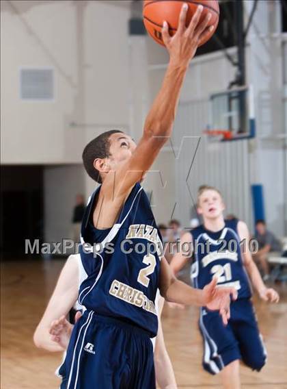 Thumbnail 1 in Nazarene Christian Academy vs Trinity Christian (Lake Country Classic) photogallery.