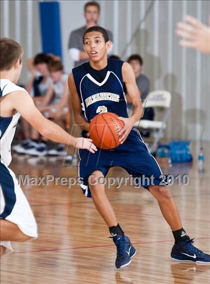 Thumbnail 1 in Nazarene Christian Academy vs Trinity Christian (Lake Country Classic) photogallery.