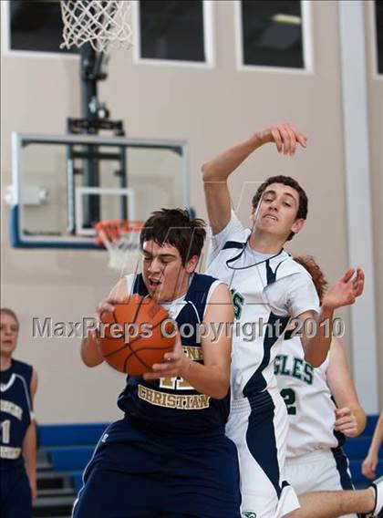 Thumbnail 3 in Nazarene Christian Academy vs Trinity Christian (Lake Country Classic) photogallery.