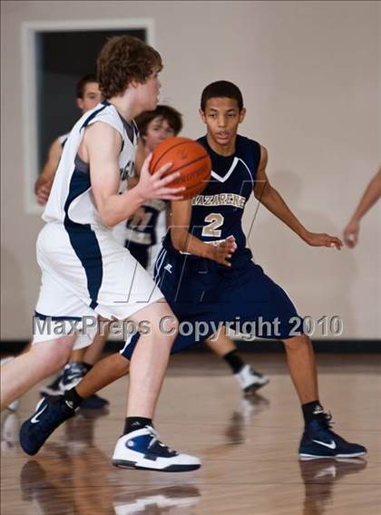 Thumbnail 2 in Nazarene Christian Academy vs Trinity Christian (Lake Country Classic) photogallery.