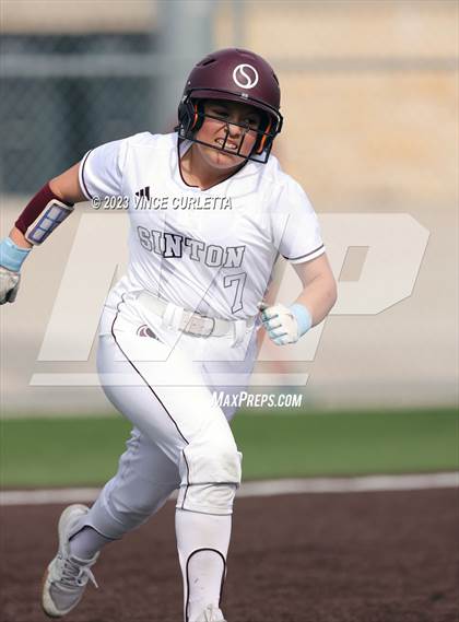 Thumbnail 2 in Sinton @ Dripping Springs (Brittany Tuck Memorial Softball Tournament) photogallery.