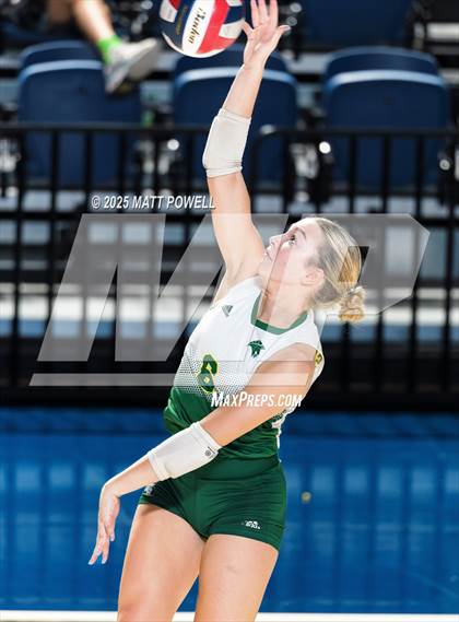 Thumbnail 3 in Stratford vs. Manvel (UIL Volleyball 6A D2 Regional Semifinal) photogallery.