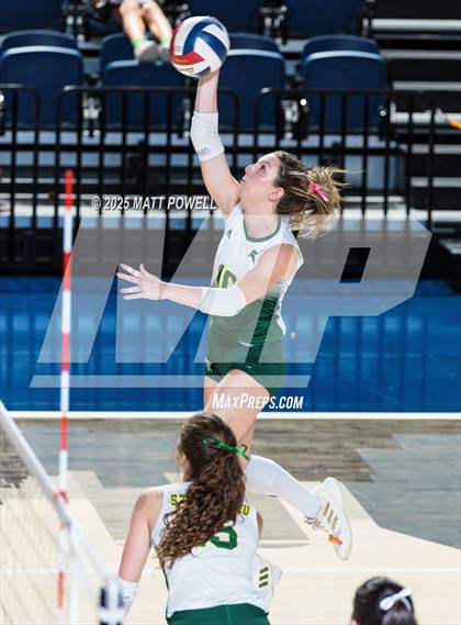 Thumbnail 3 in Stratford vs. Manvel (UIL Volleyball 6A D2 Regional Semifinal) photogallery.
