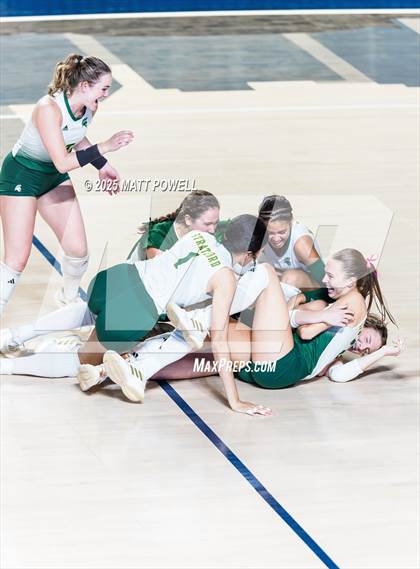 Thumbnail 2 in Stratford vs. Manvel (UIL Volleyball 6A D2 Regional Semifinal) photogallery.