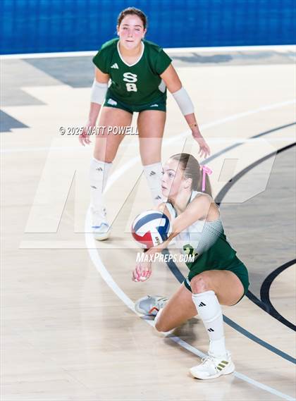 Thumbnail 3 in Stratford vs. Manvel (UIL Volleyball 6A D2 Regional Semifinal) photogallery.